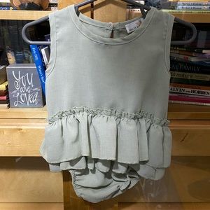 Bailey’s Blossoms 6-9 month onesie.